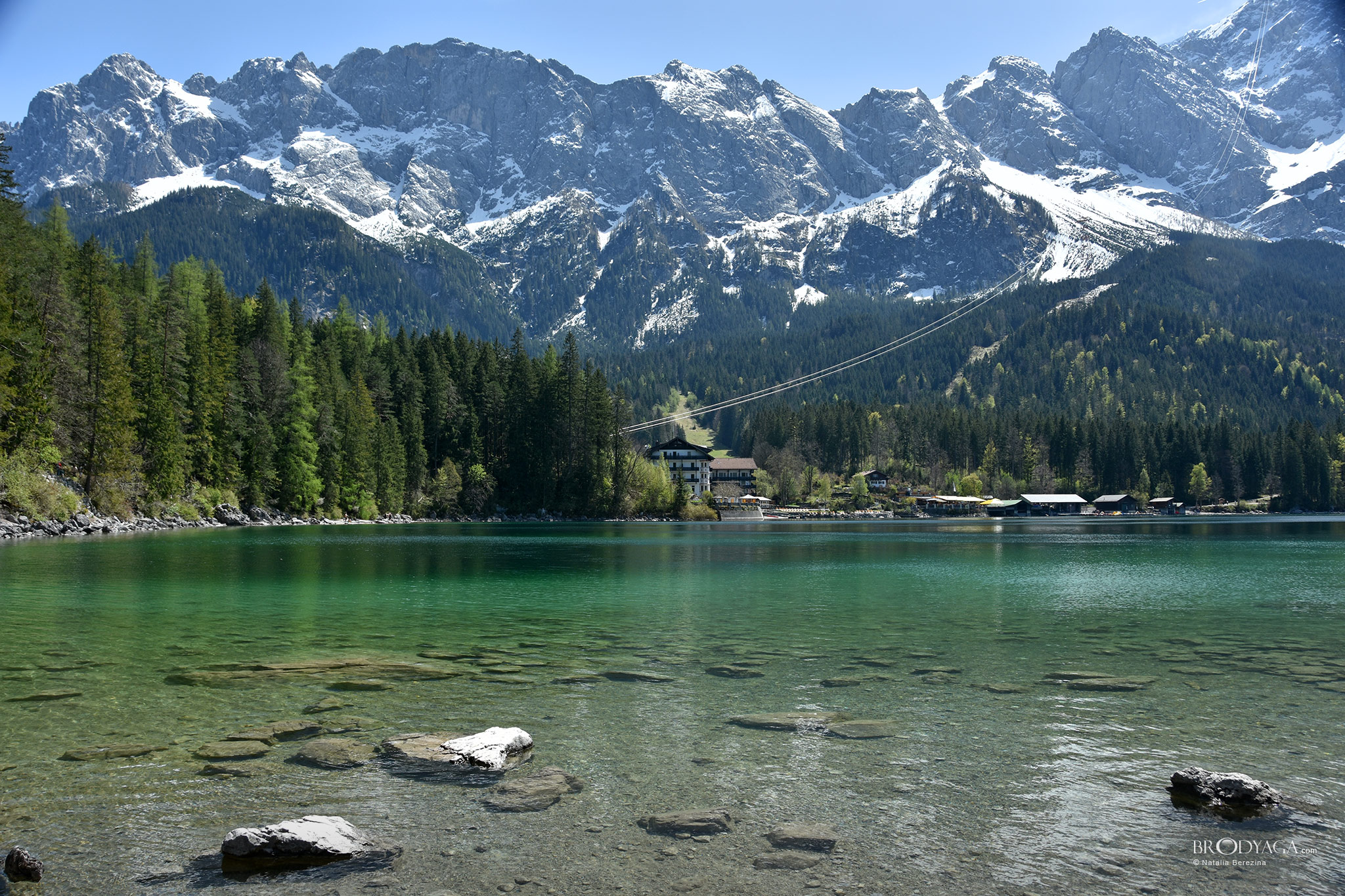 Eibsee, Zugspitze